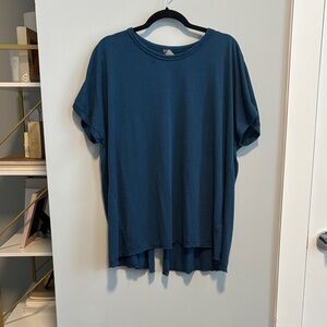 REVIVAL Blue Heathered Tee